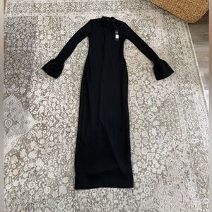 Fashion Nova Black Long Sleeve Dress